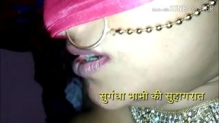 cute desi woman and lover have hard missioanry fuck at home