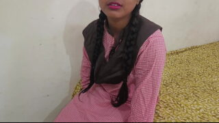 Hot Marathi maid tight pussy lick and hard fucking by owner Video