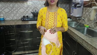 Indian Dehati House Maid With Owner in Kitchen Fucking Pussy Video