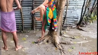 Indian Desi Maid Standing STyle Hard Ass Fuck By Owner In Outdoor Video