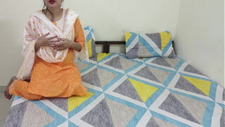 Indian Telugu stepsister fucking by brother with clear dirty talk Video