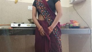 Indian village wife fucked in home kitchen hardly