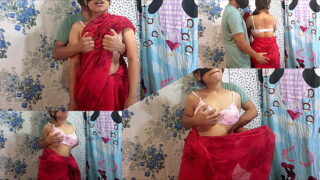 Tamil Married Hot Aunty Wearing Saree and Fucked in Doggystyle Video